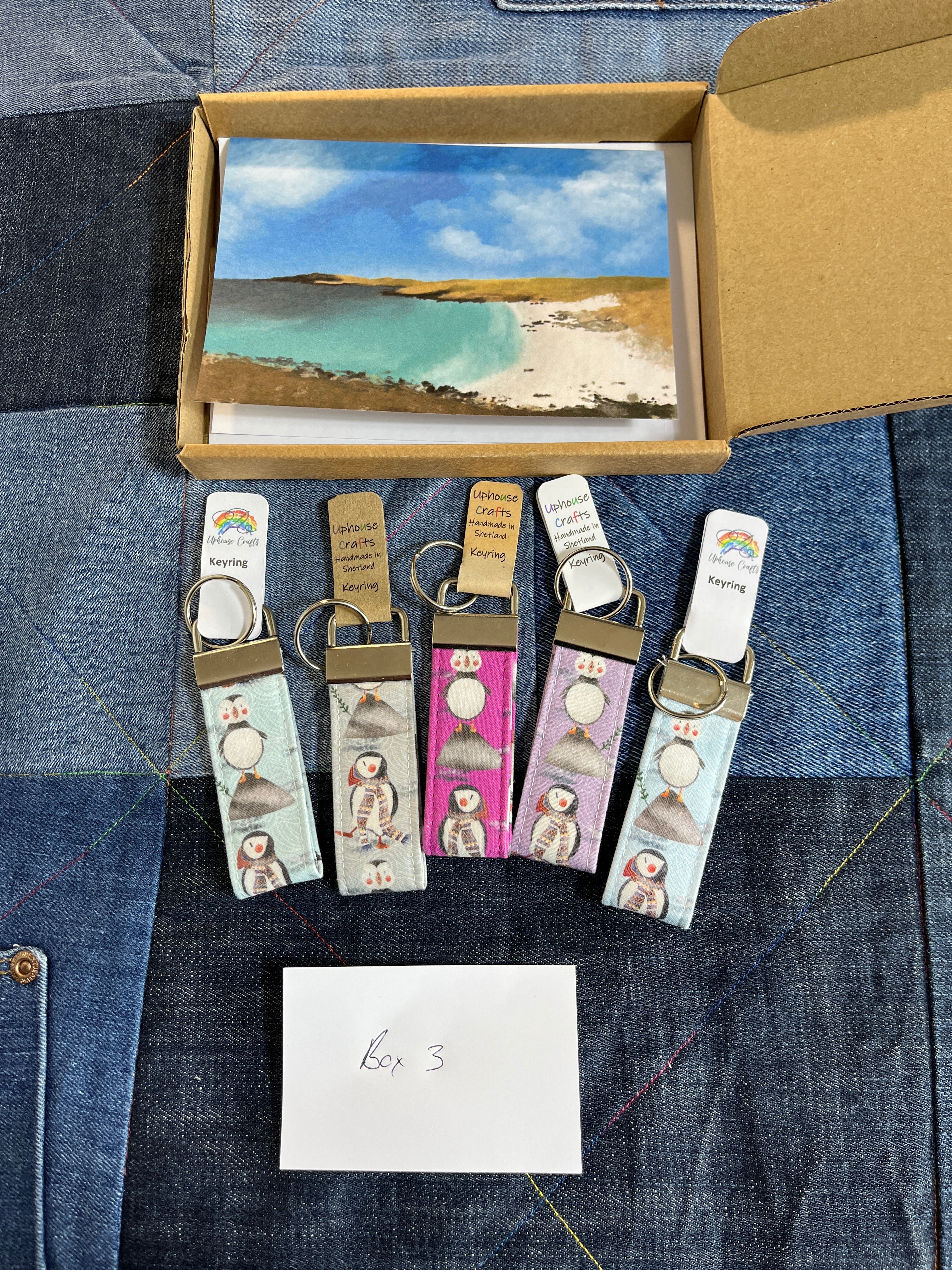 Puffin Multipack Keyring - Handmade Keyring - Uphouse Crafts