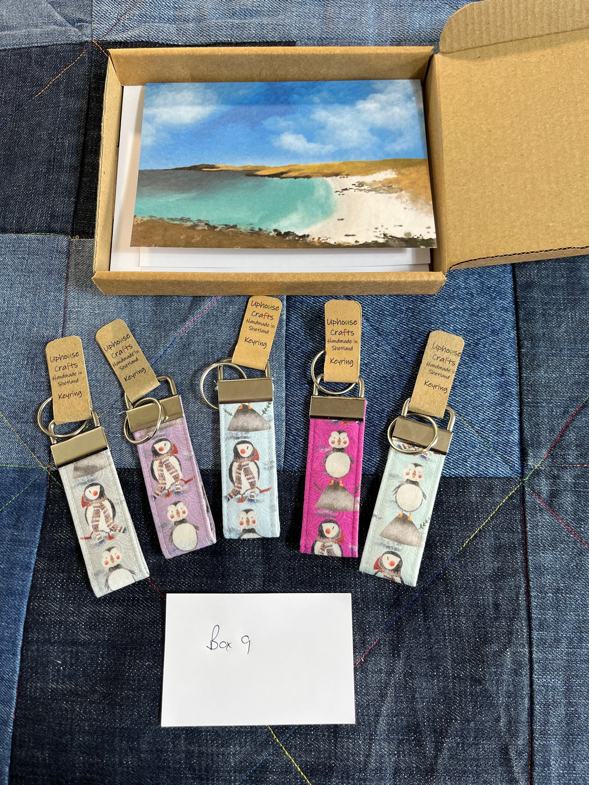 Puffin Multipack Keyring - Handmade Keyring - Uphouse Crafts