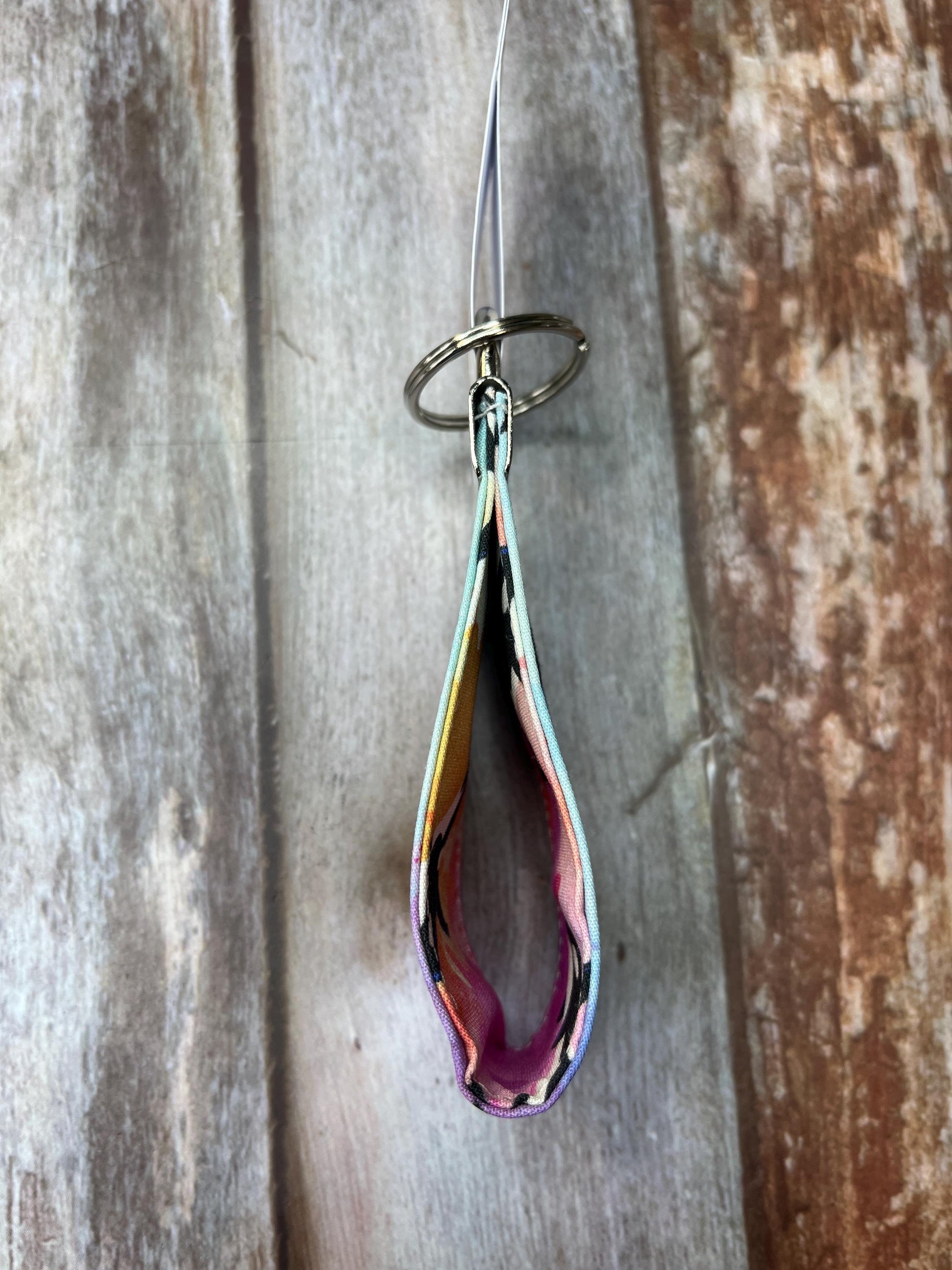 Rainbow Orca Keyring - Uphouse Crafts