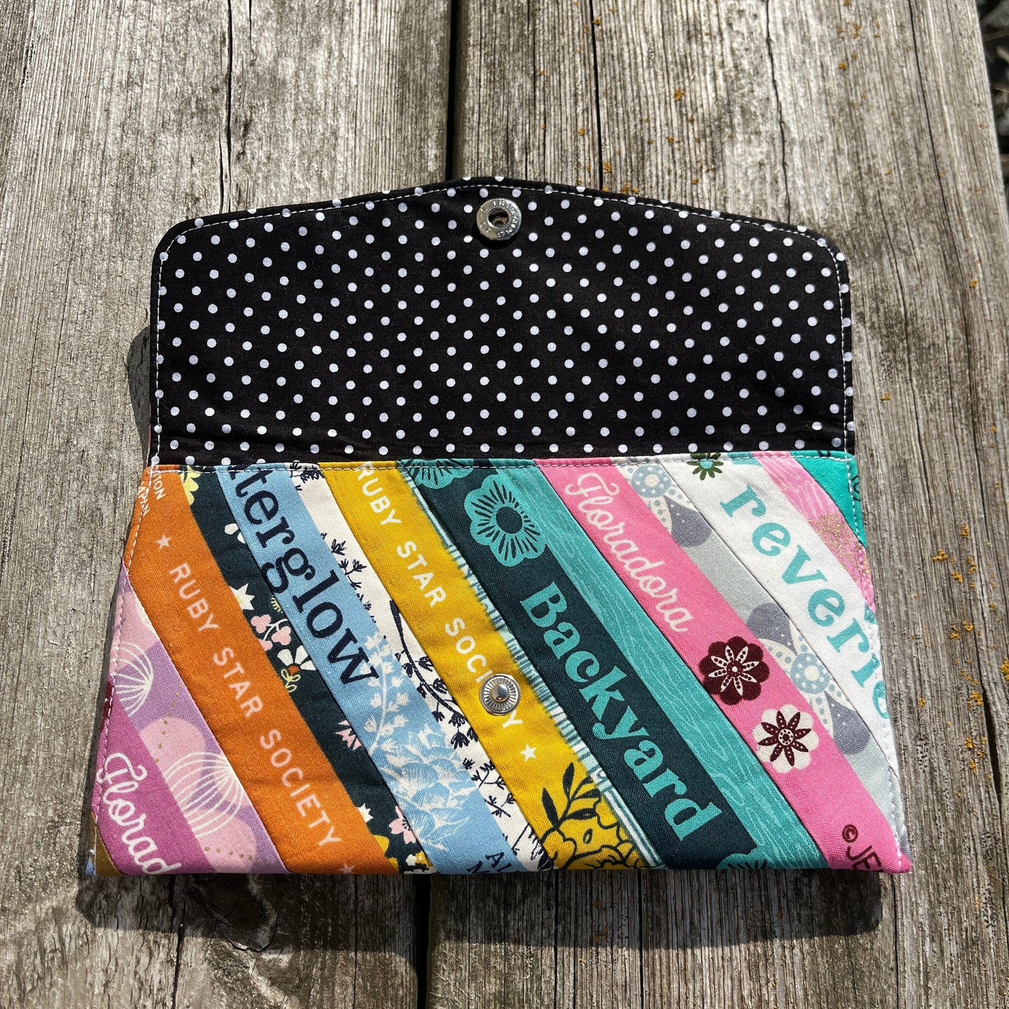 Selvedge Slim Purse | Patchwork Purse | Phone Clutch Wallet - Uphouse Crafts