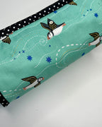 Sew Together Bag | Black Green Puffin | Craft Organisation - Uphouse Crafts
