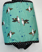 Sew Together Bag | Black Green Puffin | Craft Organisation - Uphouse Crafts