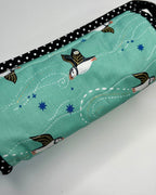 Sew Together Bag | Black Green Puffin | Craft Organisation - Uphouse Crafts