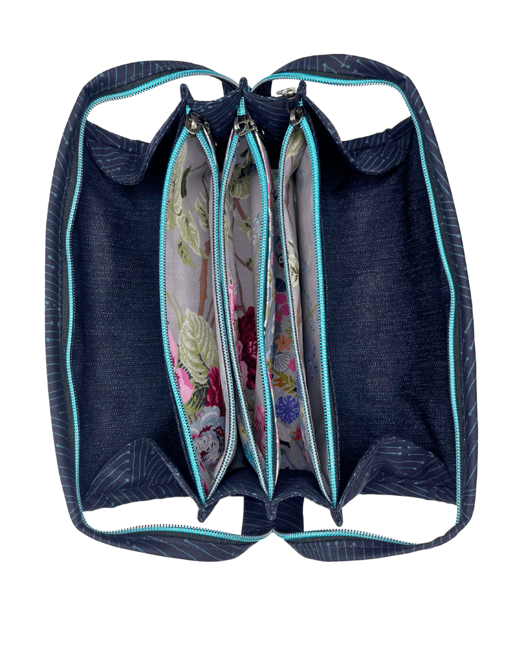 Sew Together Bag | Blue Aqua Puffin | Craft Organisation - Uphouse Crafts