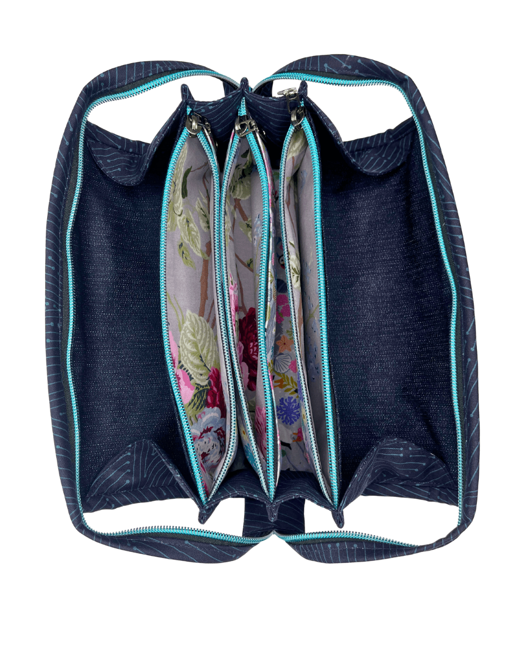 Sew Together Bag | Blue Aqua Puffin | Craft Organisation - Uphouse Crafts