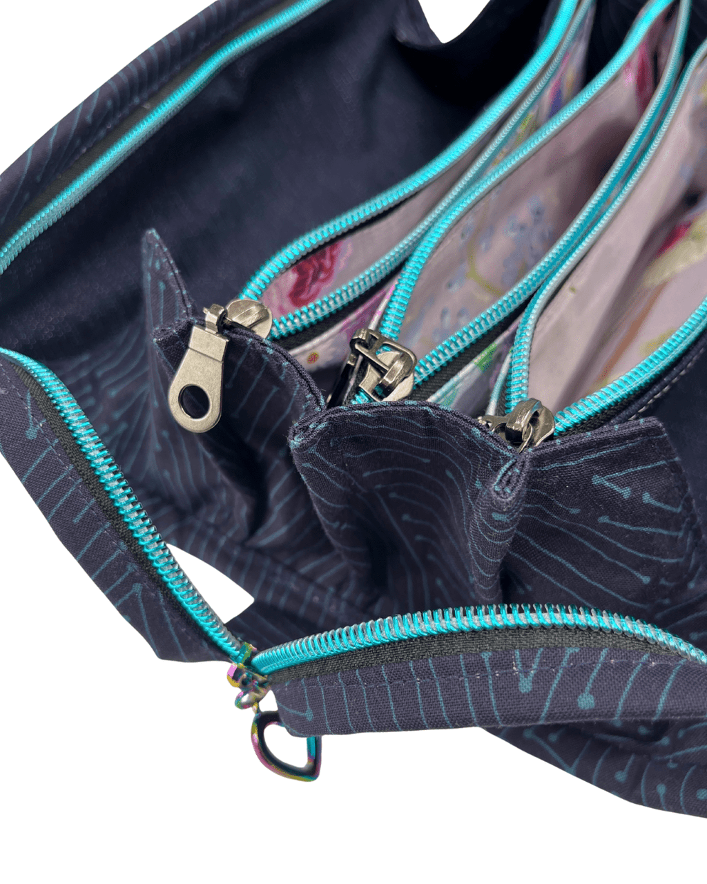 Sew Together Bag | Blue Aqua Puffin | Craft Organisation - Uphouse Crafts
