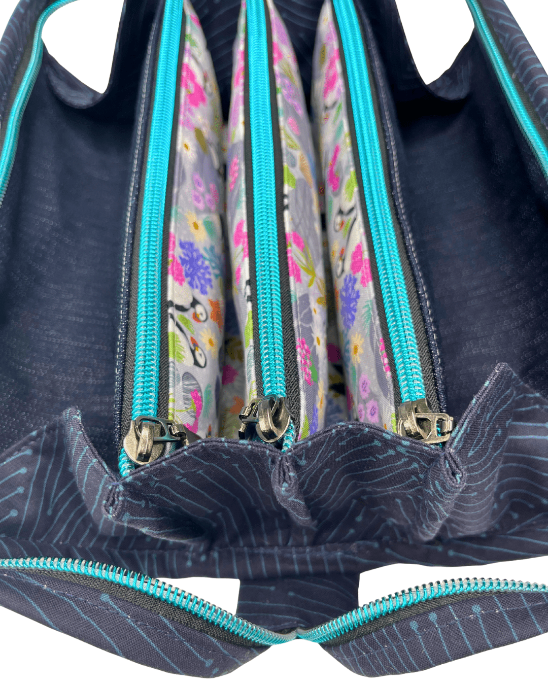 Sew Together Bag | Blue Aqua Puffin | Craft Organisation - Uphouse Crafts
