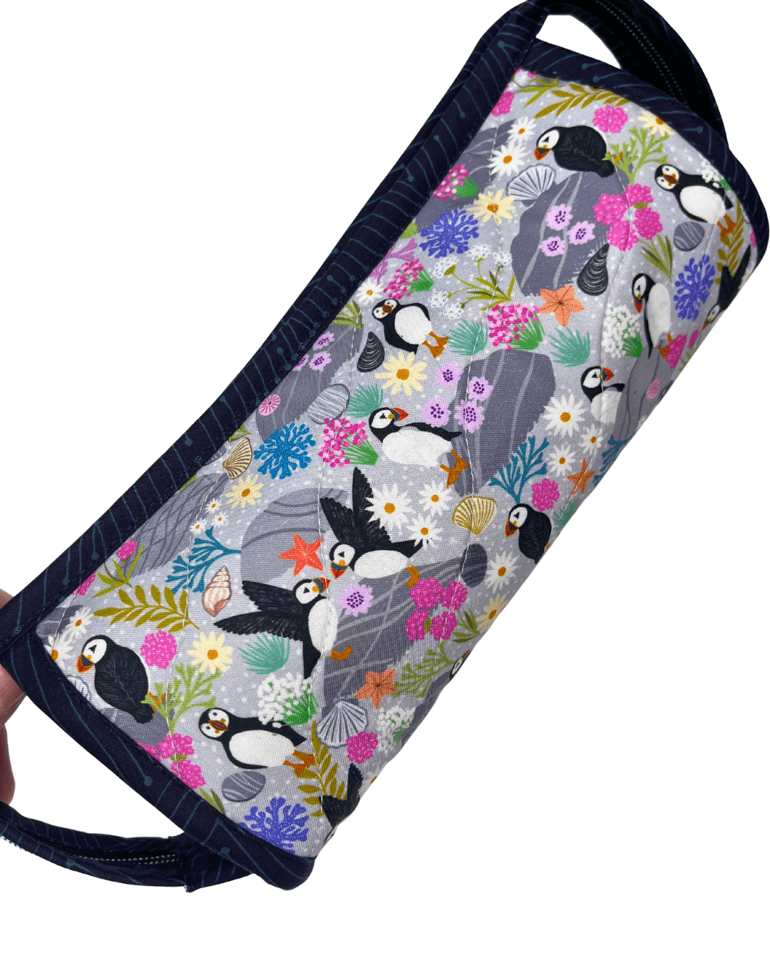 Sew Together Bag | Blue Aqua Puffin | Craft Organisation - Uphouse Crafts