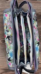 Sew Together Bag | Blue Grey Lilac Puffin | Craft Organisation - Uphouse Crafts