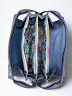 Sew Together Bag | Blue Grey Lilac Puffin | Craft Organisation - Uphouse Crafts