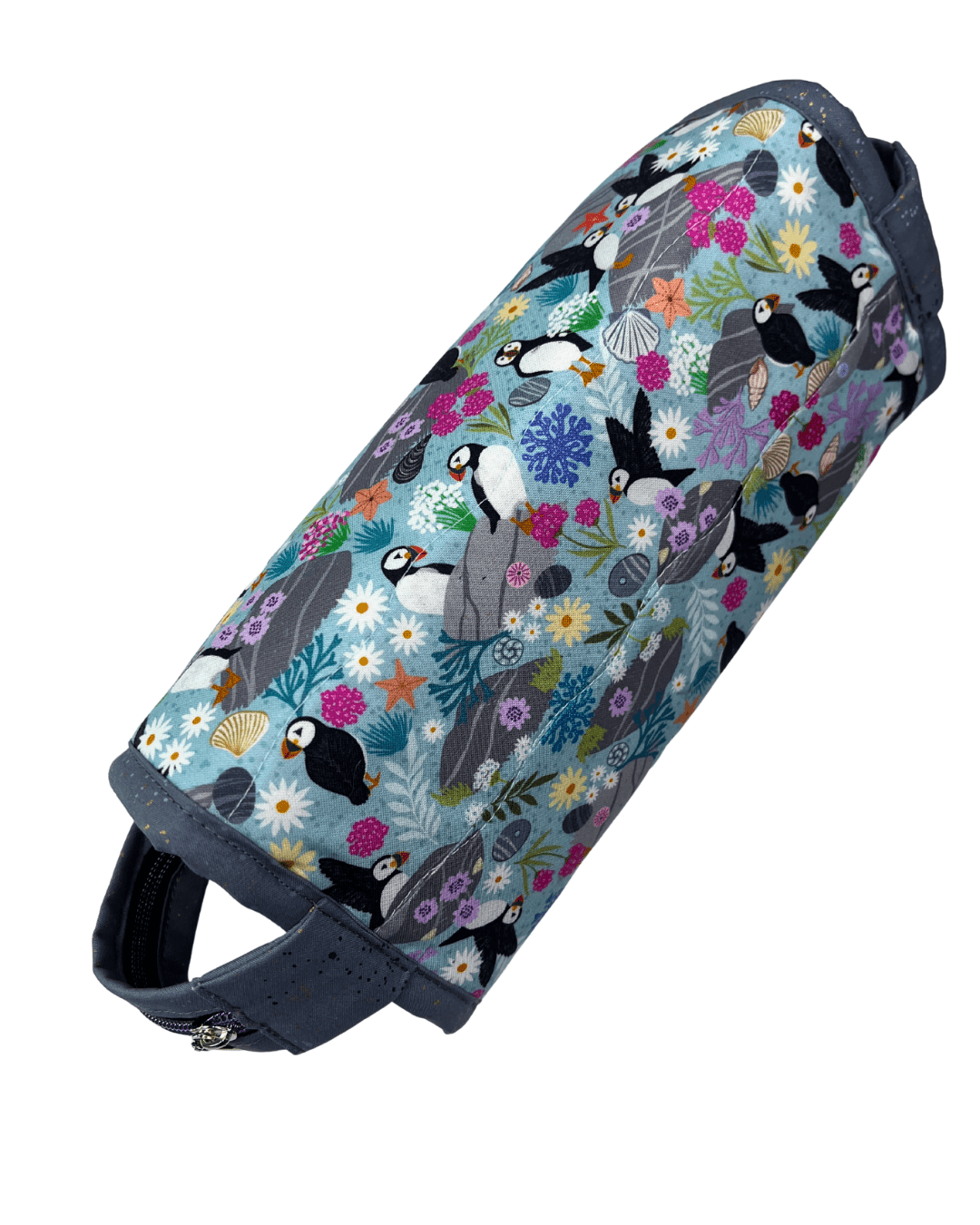 Sew Together Bag | Blue Grey Pink Puffin | Craft Organisation - Uphouse Crafts