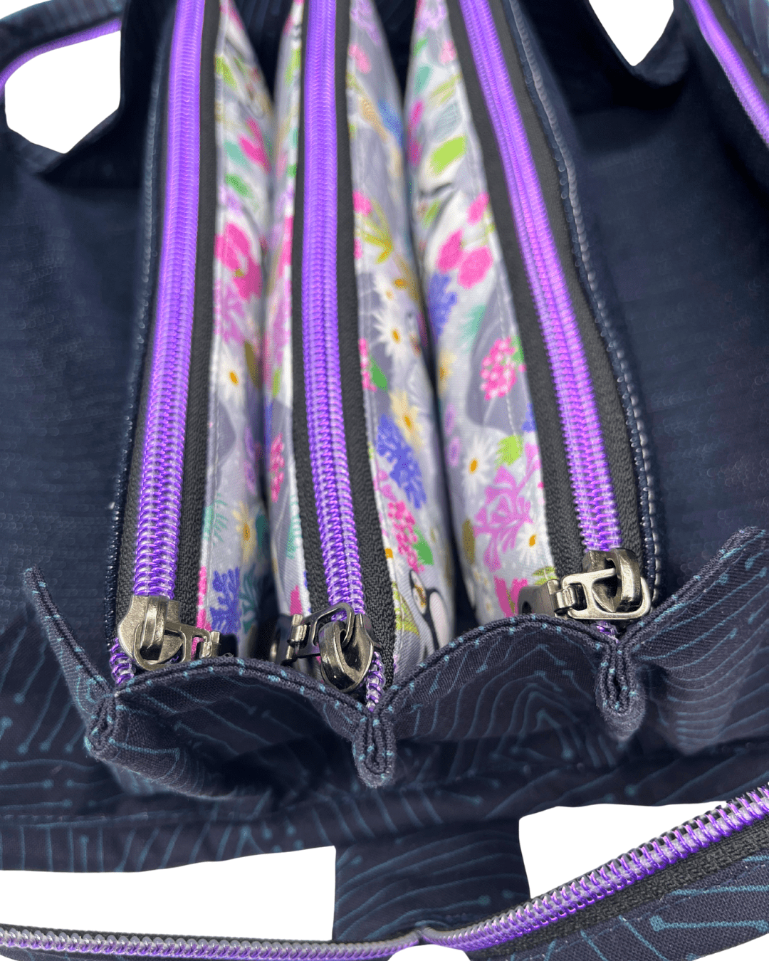 Sew Together Bag | Blue Lilac Puffin | Craft Organisation - Uphouse Crafts