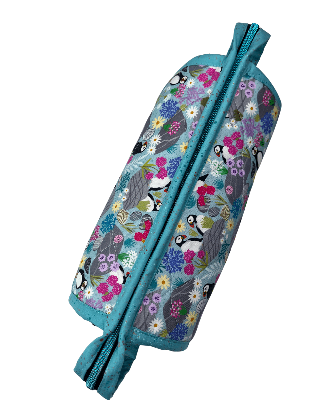 Sew Together Bag | Blue Mint Pink Puffin 2 | Craft Organisation - Uphouse Crafts