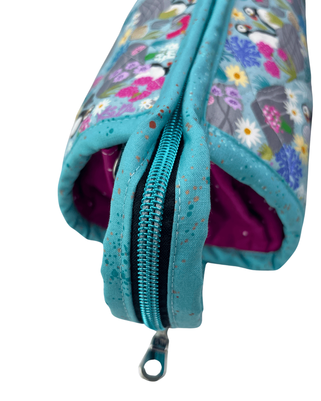 Sew Together Bag | Blue Mint Pink Puffin 2 | Craft Organisation - Uphouse Crafts