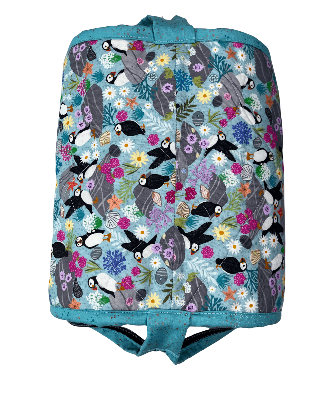 Sew Together Bag | Blue Mint Pink Puffin 2 | Craft Organisation - Uphouse Crafts