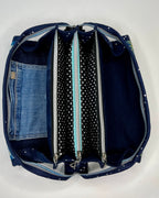 Sew Together Bag | Dark Blue Puffin - 3 | Craft Organisation - Uphouse Crafts