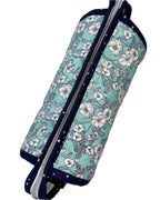 Sew Together Bag |Mint Navy White Floral 2 | Craft Organisation - Uphouse Crafts