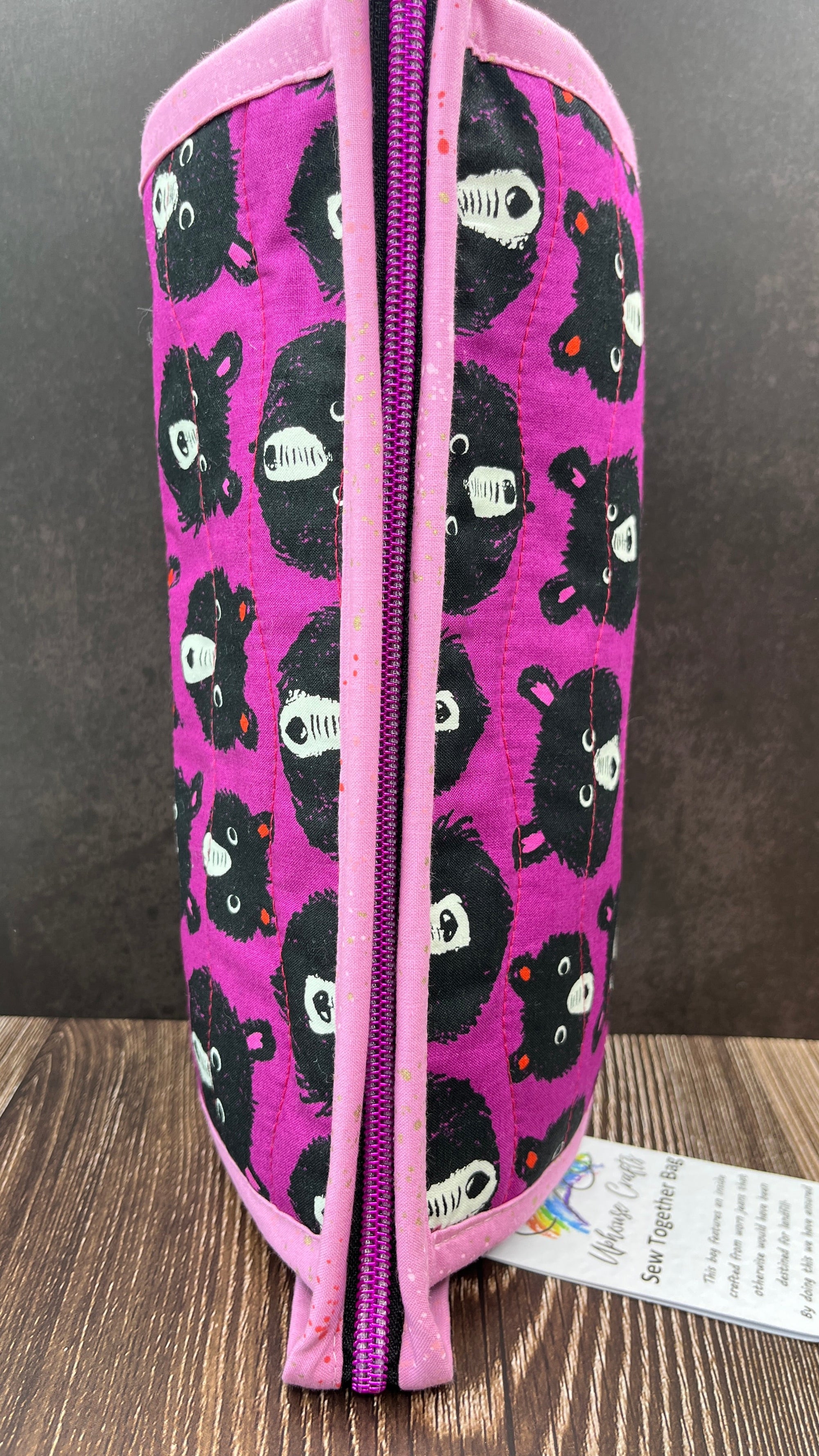 Sew Together Bag | Pink Bears | Craft Organisation - Uphouse Crafts