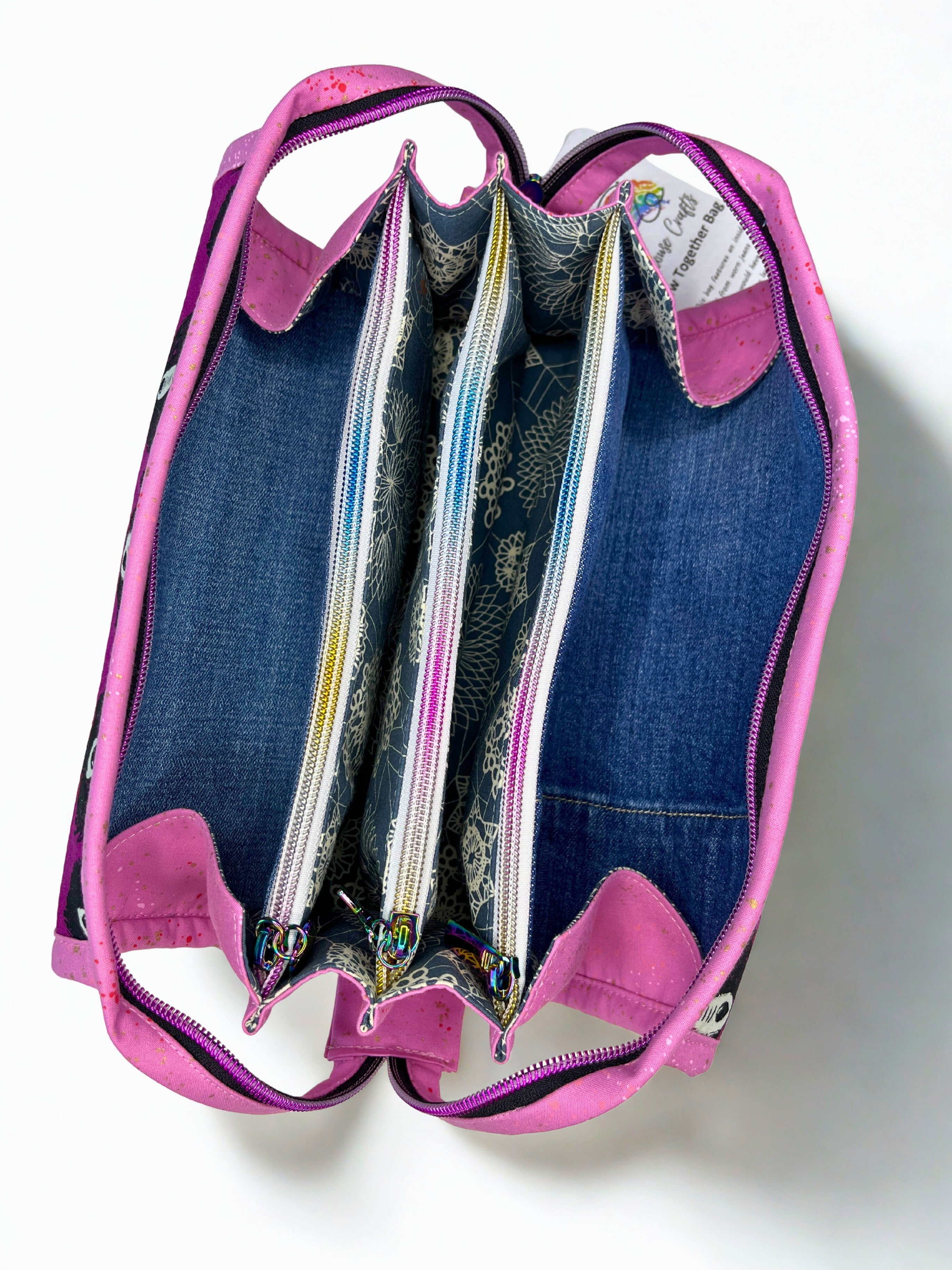 Sew Together Bag | Pink Bears | Craft Organisation - Uphouse Crafts