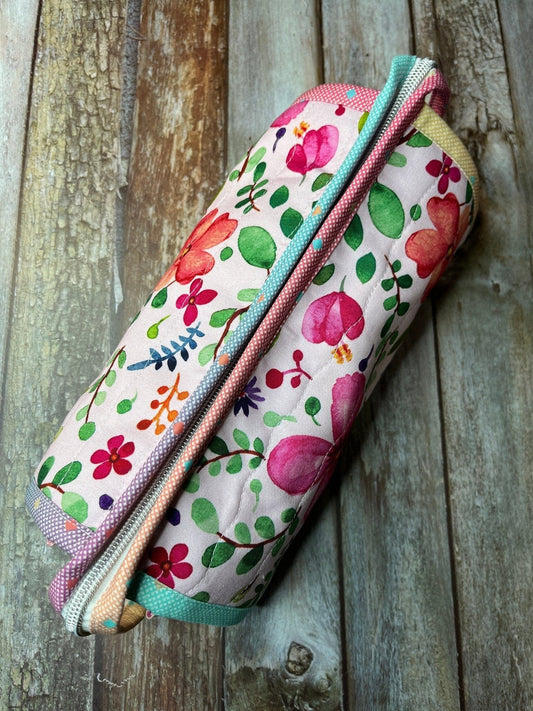 Sew Together Bag | Pink Lemon Floral | Organiser Bag