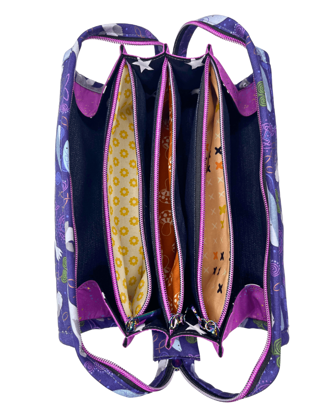 Sew Together Bag | Purple Seal Whale | Craft Organisation - Uphouse Crafts
