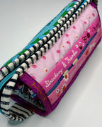 Sew Together Bag | Selvedge Pink Green | Craft Organisation - Uphouse Crafts