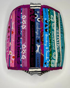 Sew Together Bag | Selvedge Pink Green | Craft Organisation - Uphouse Crafts