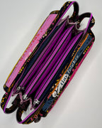 Sew Together Bag | Selvedge Pink Mustard Black | Craft Organisation - Uphouse Crafts