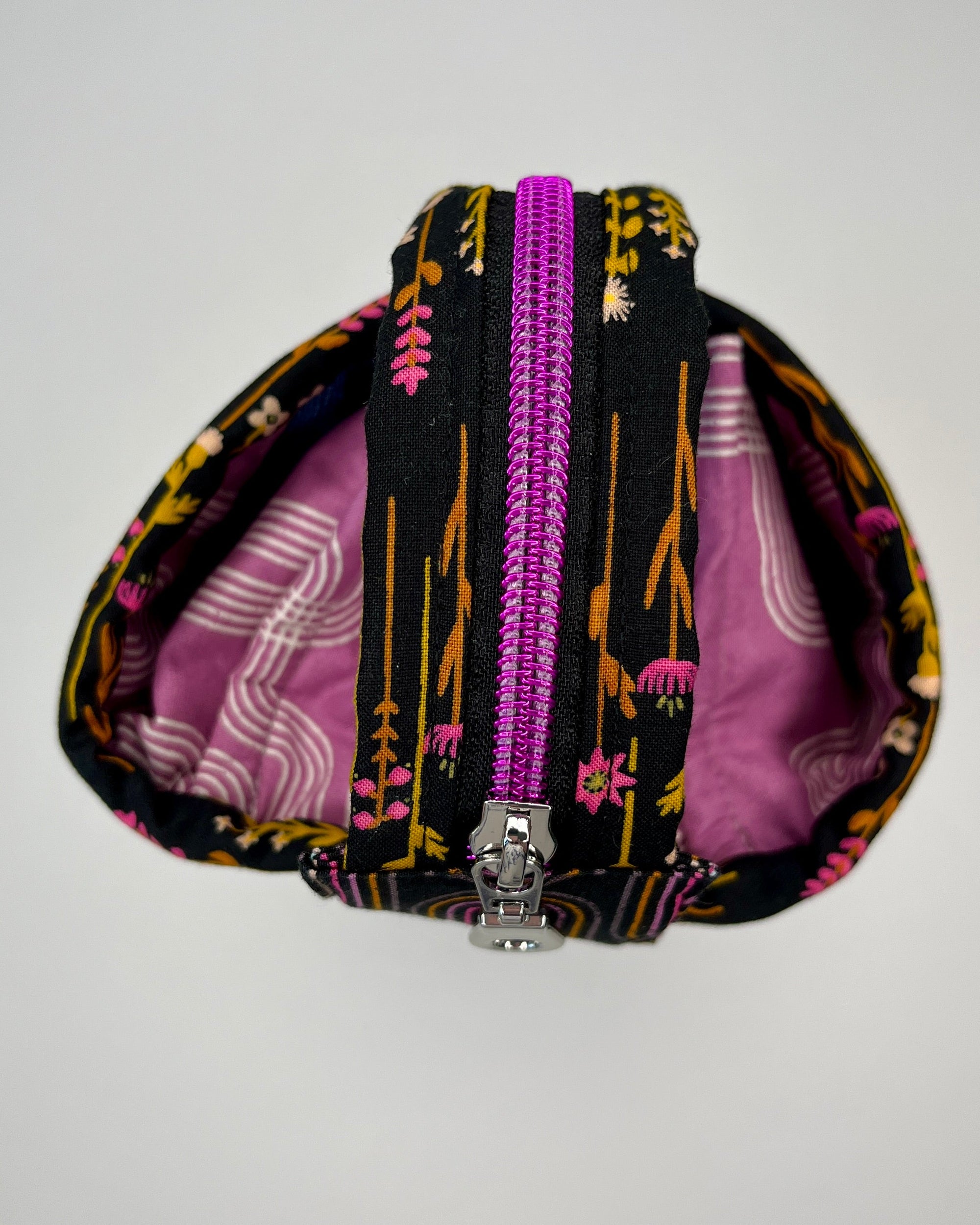 Sew Together Bag | Selvedge Pink Mustard Black | Craft Organisation - Uphouse Crafts