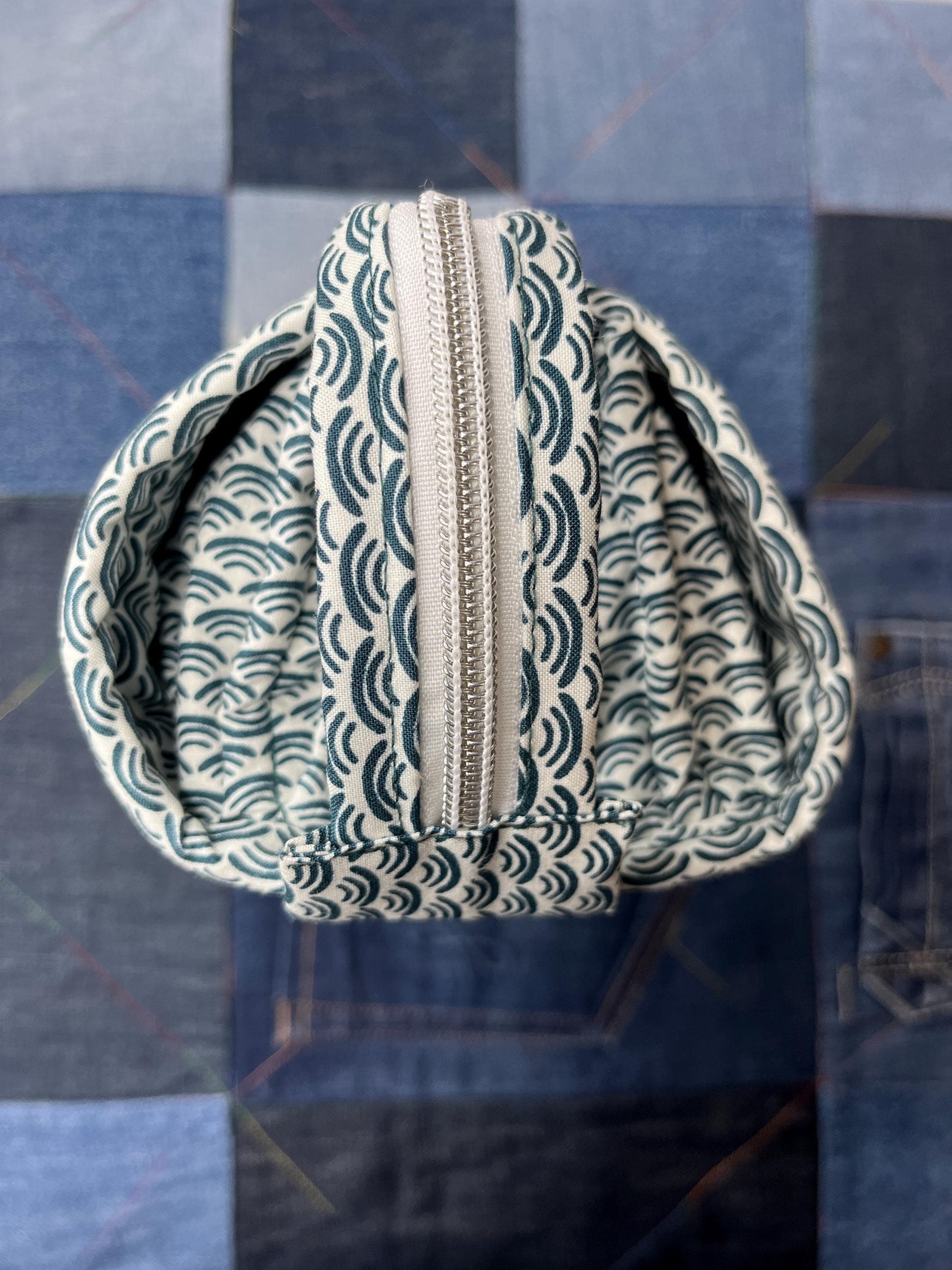 Sew Together Bag | Teal Green Ivory Rose Gold - Uphouse Crafts