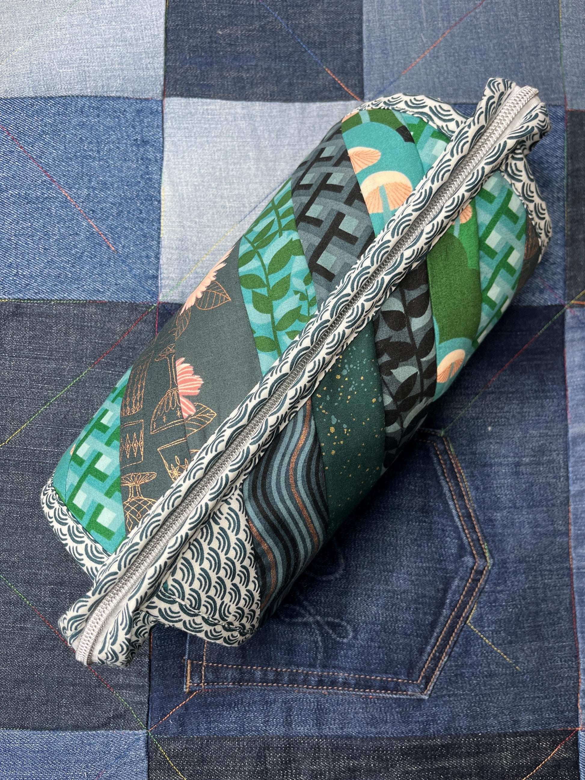 Sew Together Bag | Teal Green Ivory Rose Gold - Uphouse Crafts