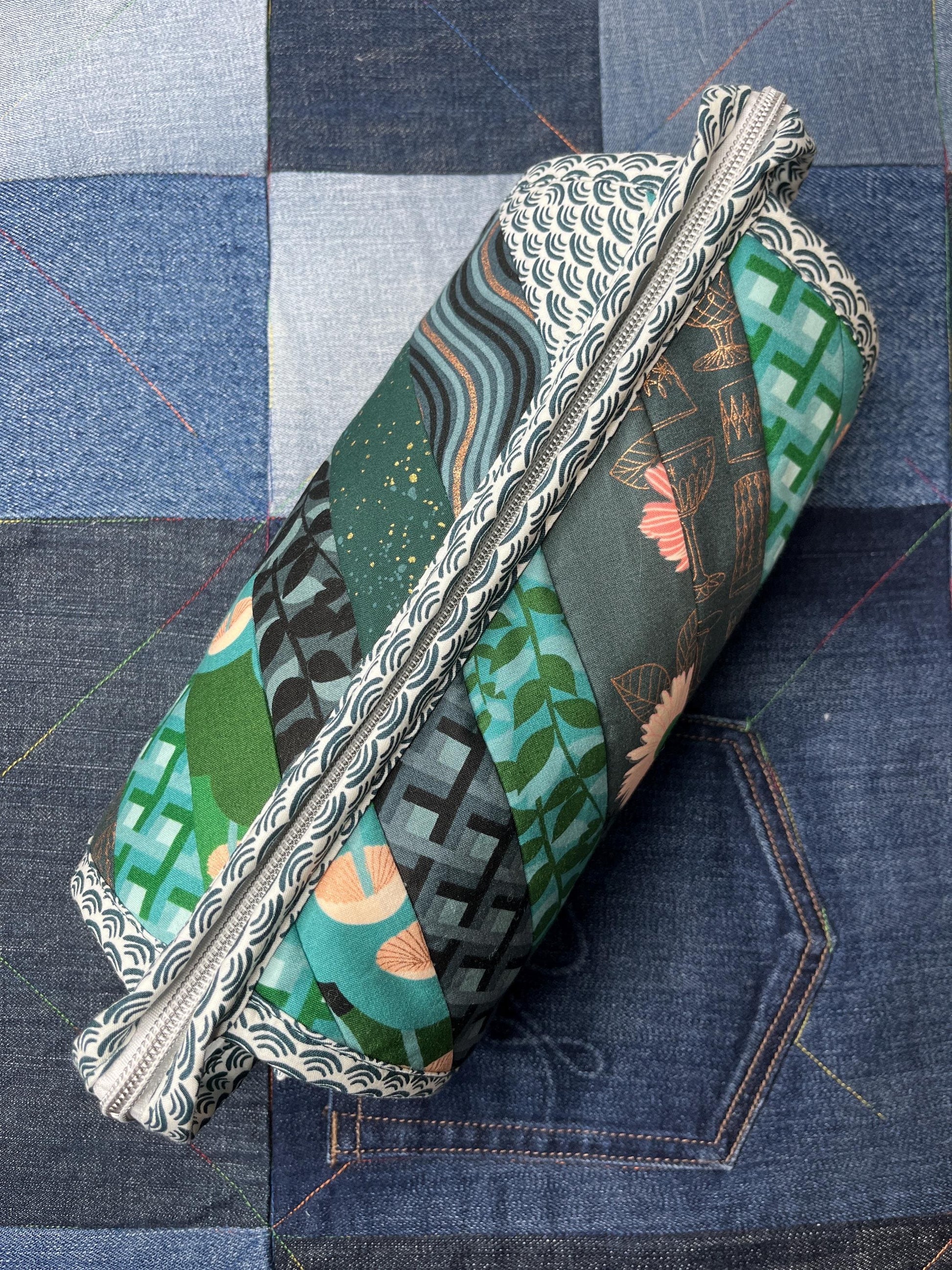 Sew Together Bag | Teal Green Ivory Rose Gold - Uphouse Crafts