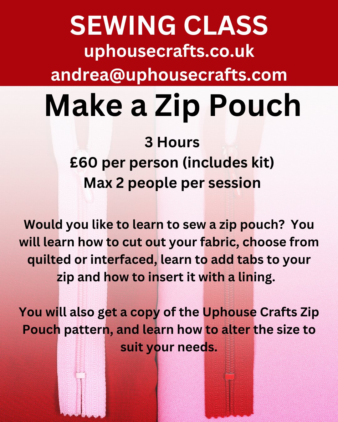 Sewing Classes in Shetland @ Uphouse Crafts - 3 hour sessions - Uphouse Crafts