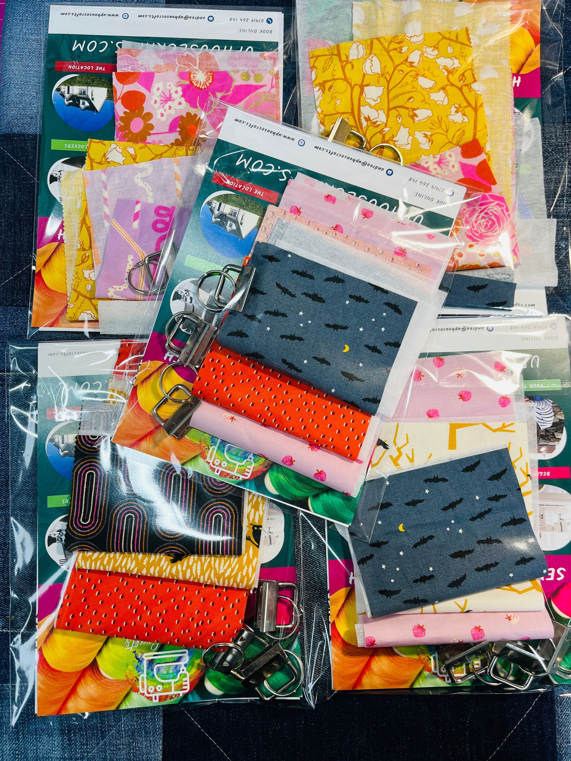 Sewing Kit - Make your own Keyfobs & Wristlet - Uphouse Crafts