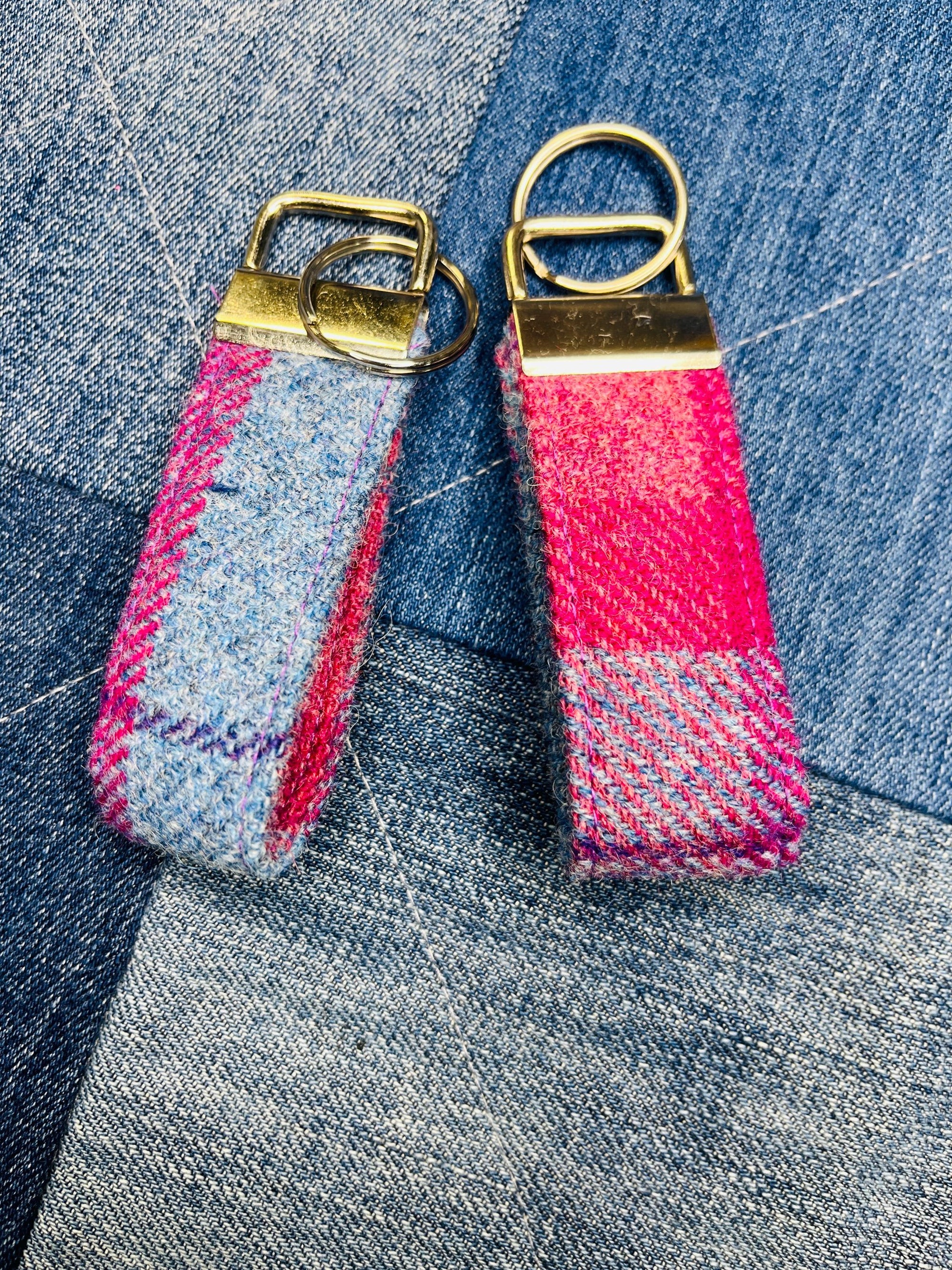 Shetland Tweed Keyring - Uphouse Crafts