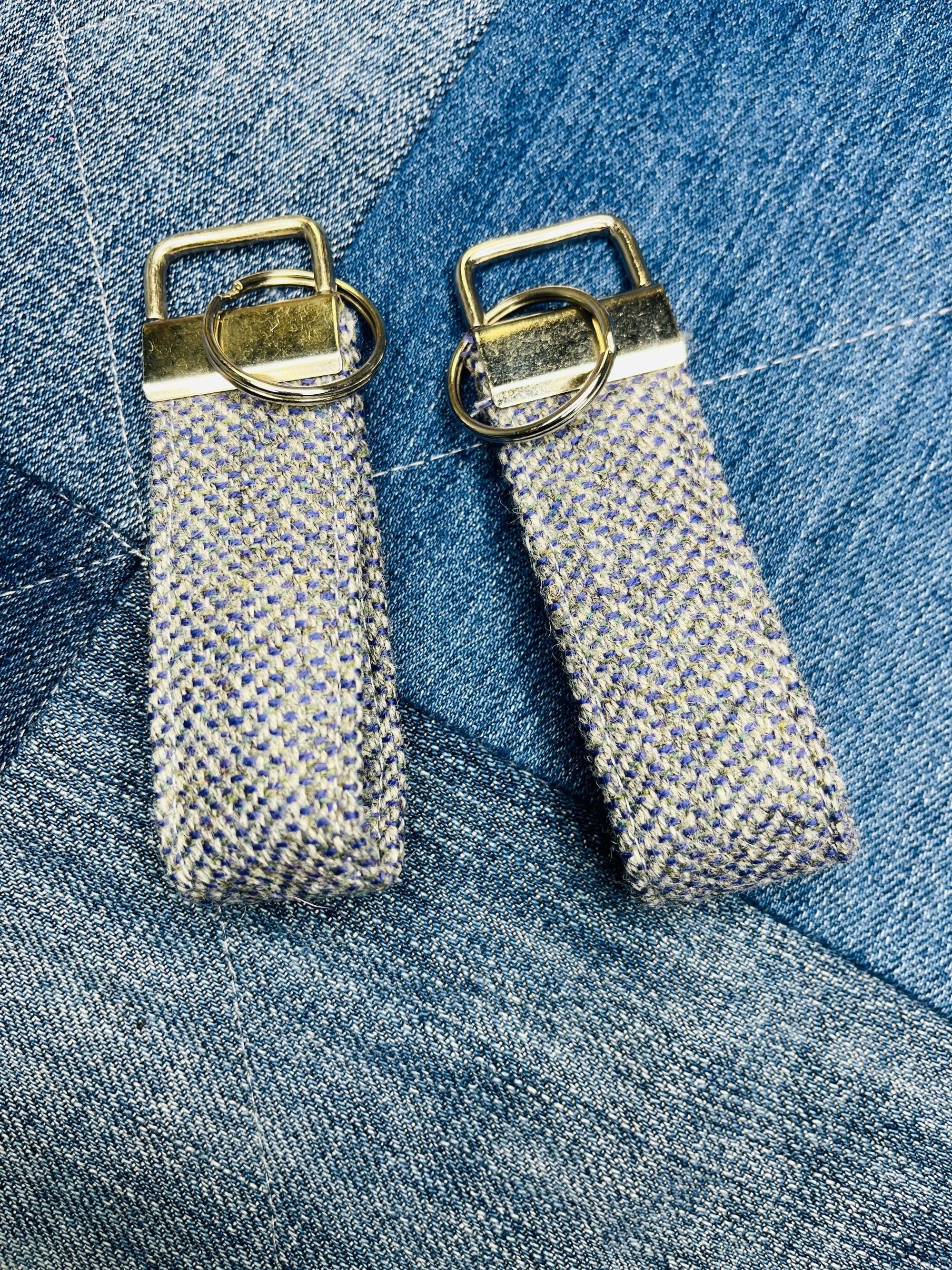 Shetland Tweed Keyring - Uphouse Crafts