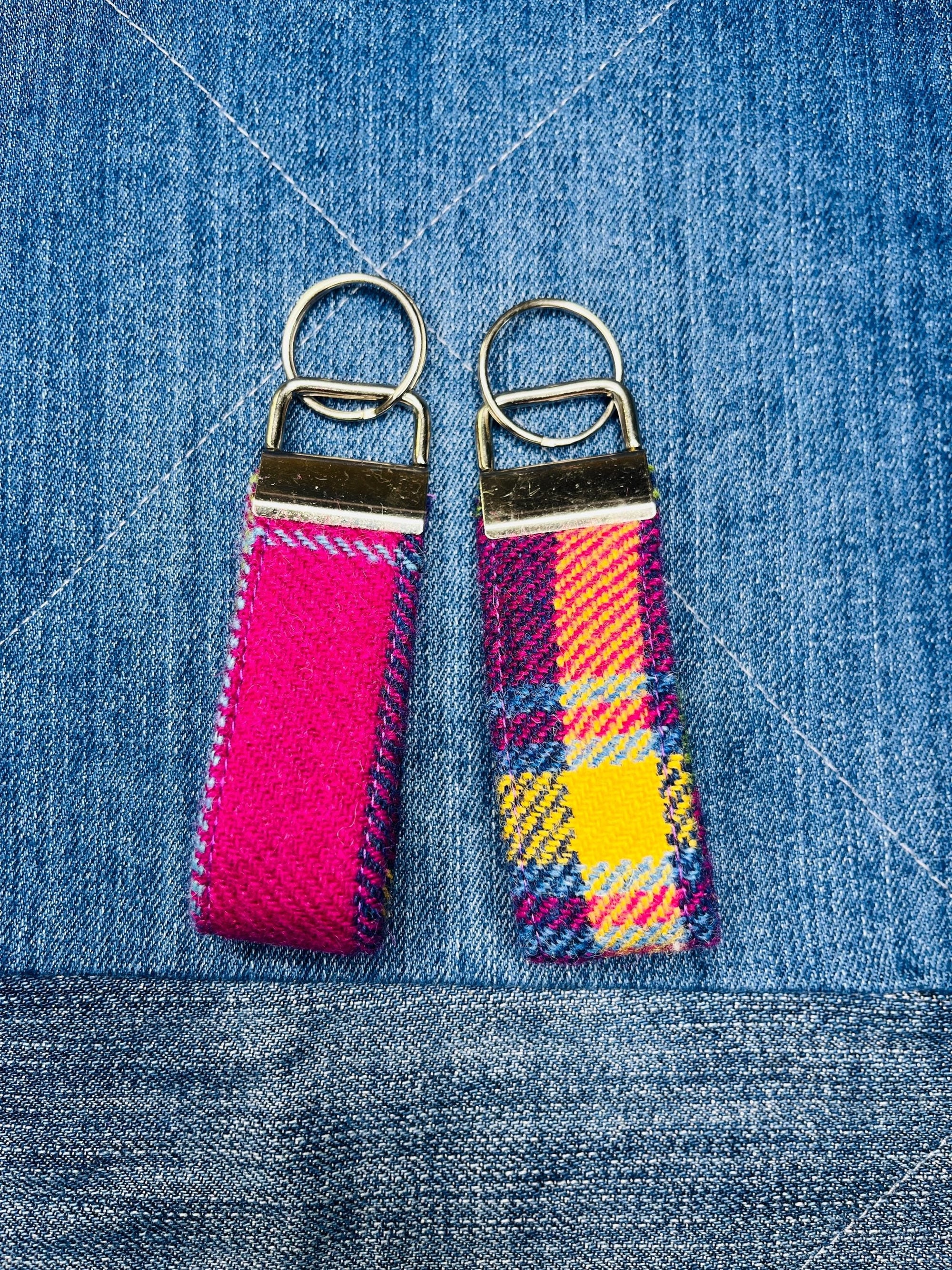Shetland Tweed Keyring - Uphouse Crafts