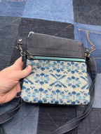 Shetland Wool Denim Crossbody Bag - Uphouse Crafts