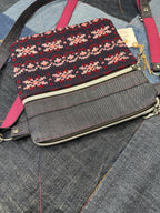 Shetland Wool Denim Crossbody Bag - Uphouse Crafts