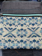 Shetland Wool Denim Crossbody Bag - Uphouse Crafts