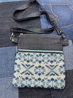 Shetland Wool Denim Crossbody Bag - Uphouse Crafts