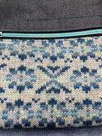 Shetland Wool Denim Crossbody Bag - Uphouse Crafts