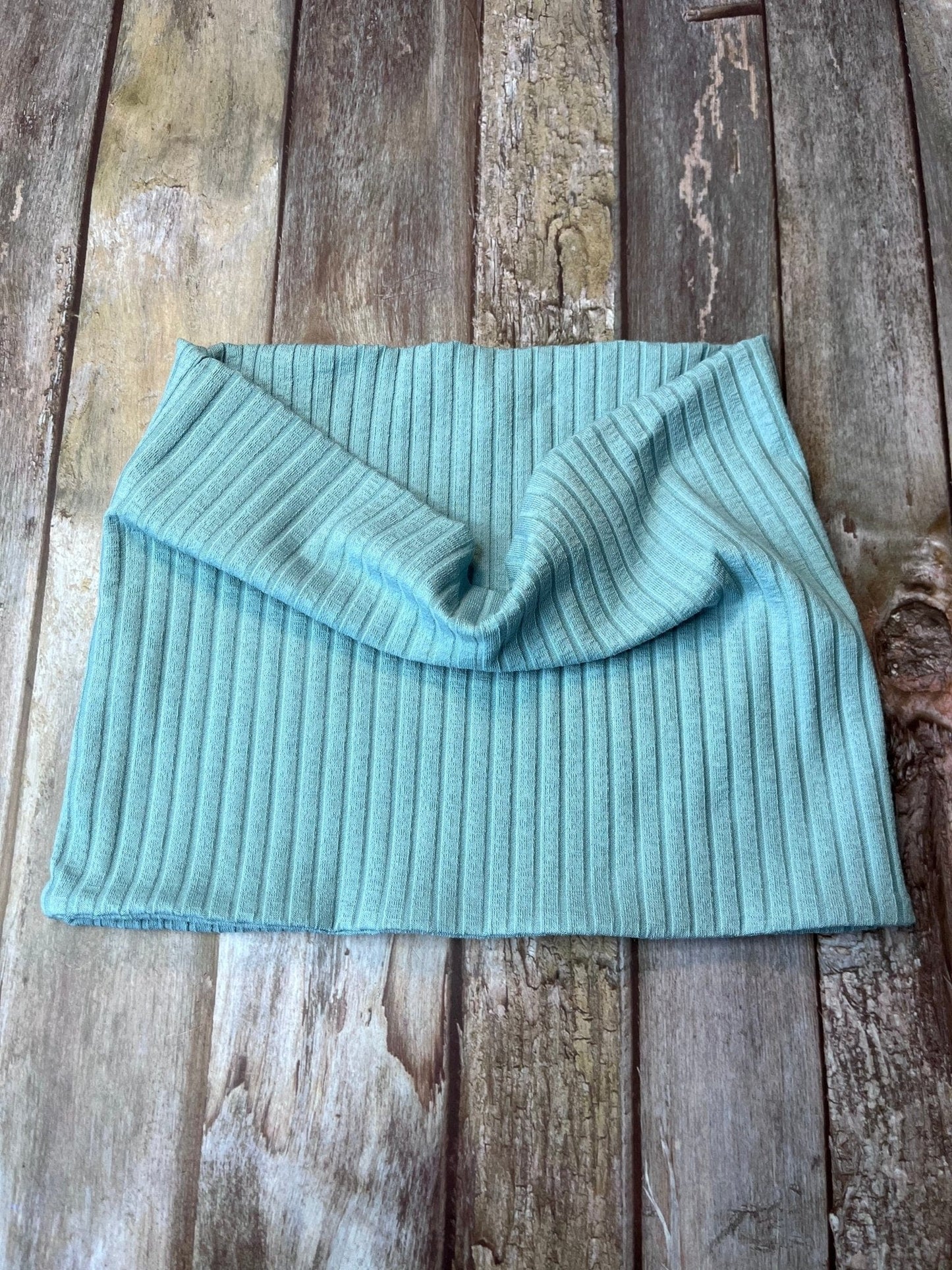 Snood | Wide Rib Knit Turquoise