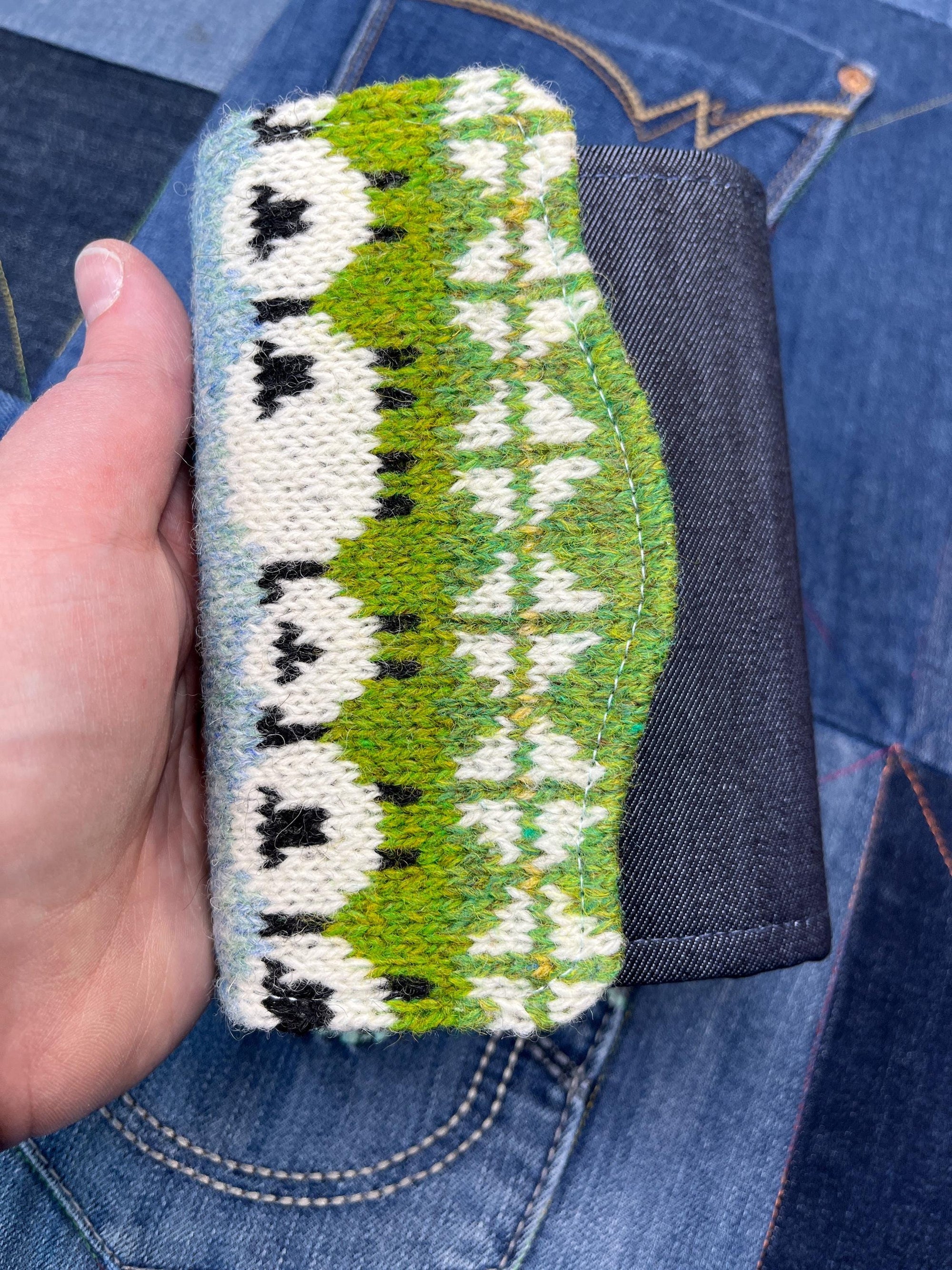 Spring Lamb Sheep Wool Purse - Uphouse Crafts