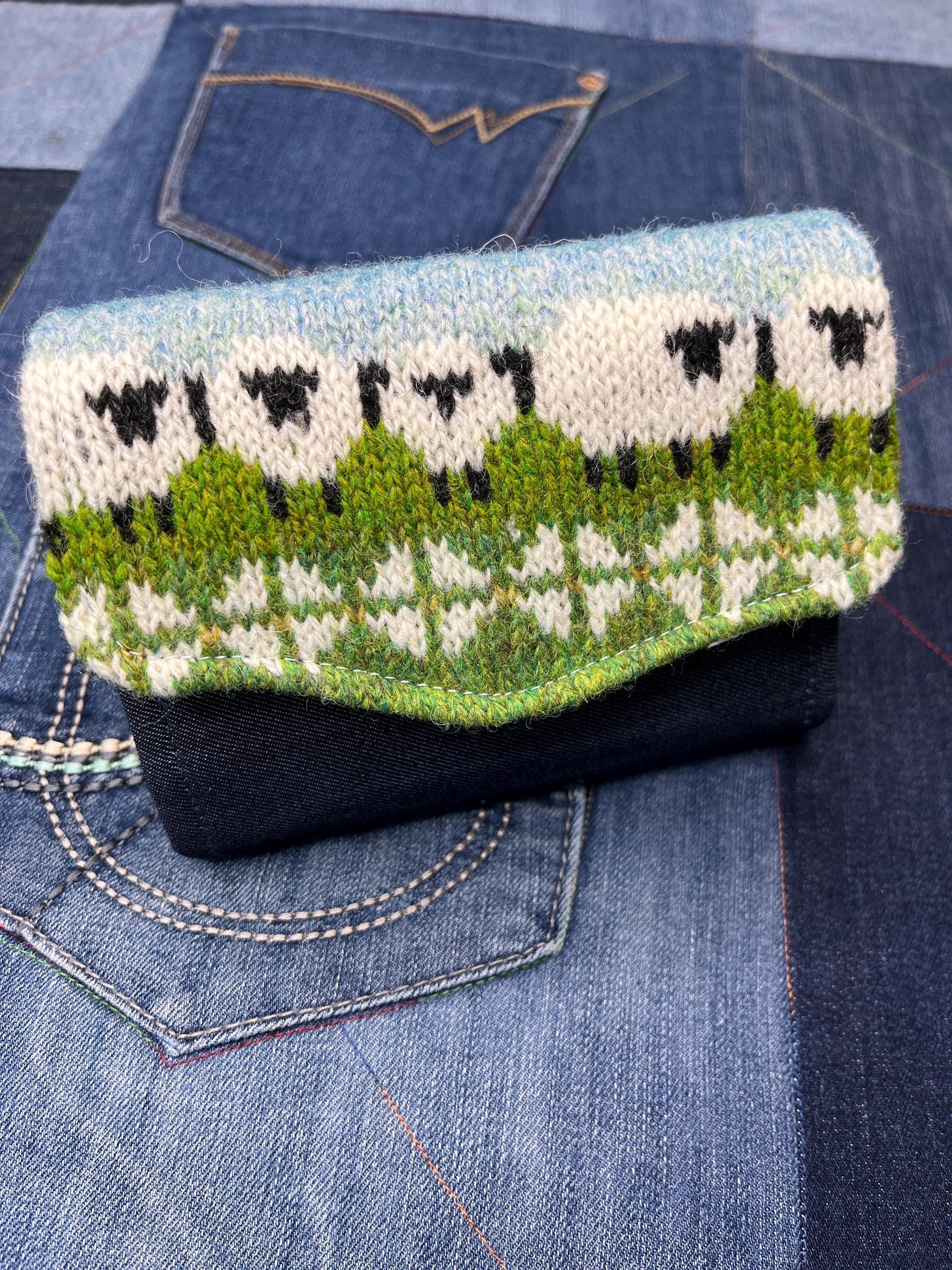 Spring Lamb Sheep Wool Purse - Uphouse Crafts