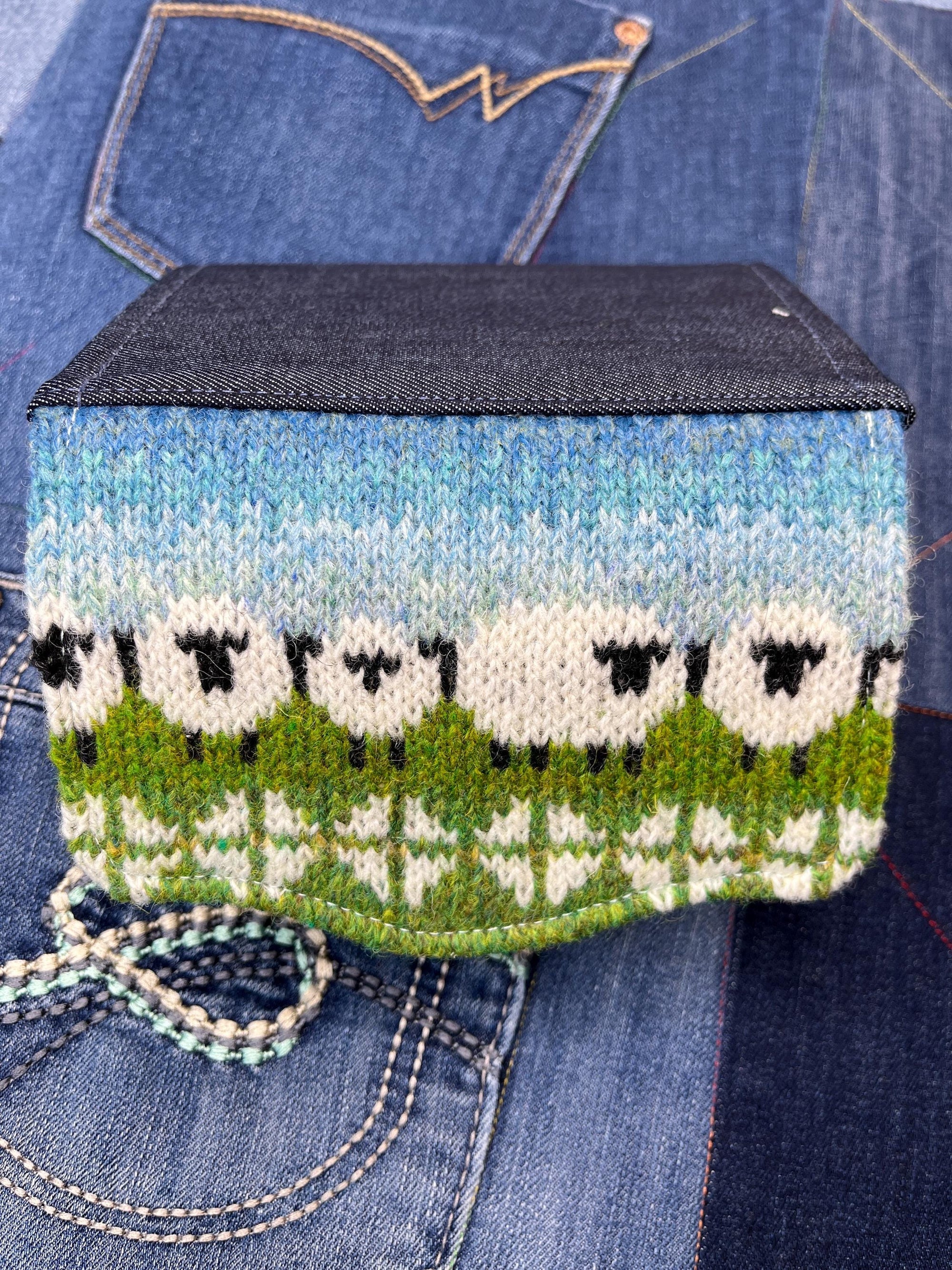 Spring Lamb Sheep Wool Purse - Uphouse Crafts