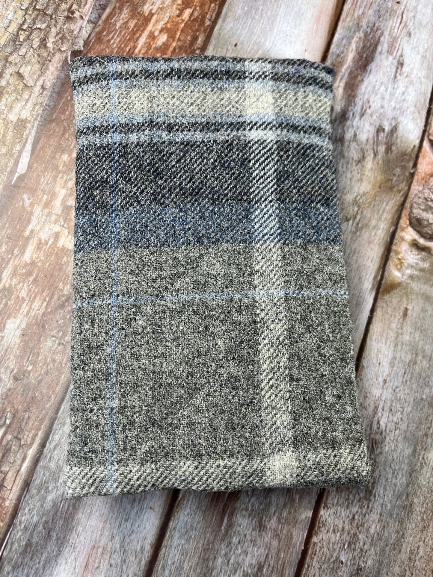 Stormy Seas Shetland Tweed Notebook Pencil Case - Uphouse Crafts