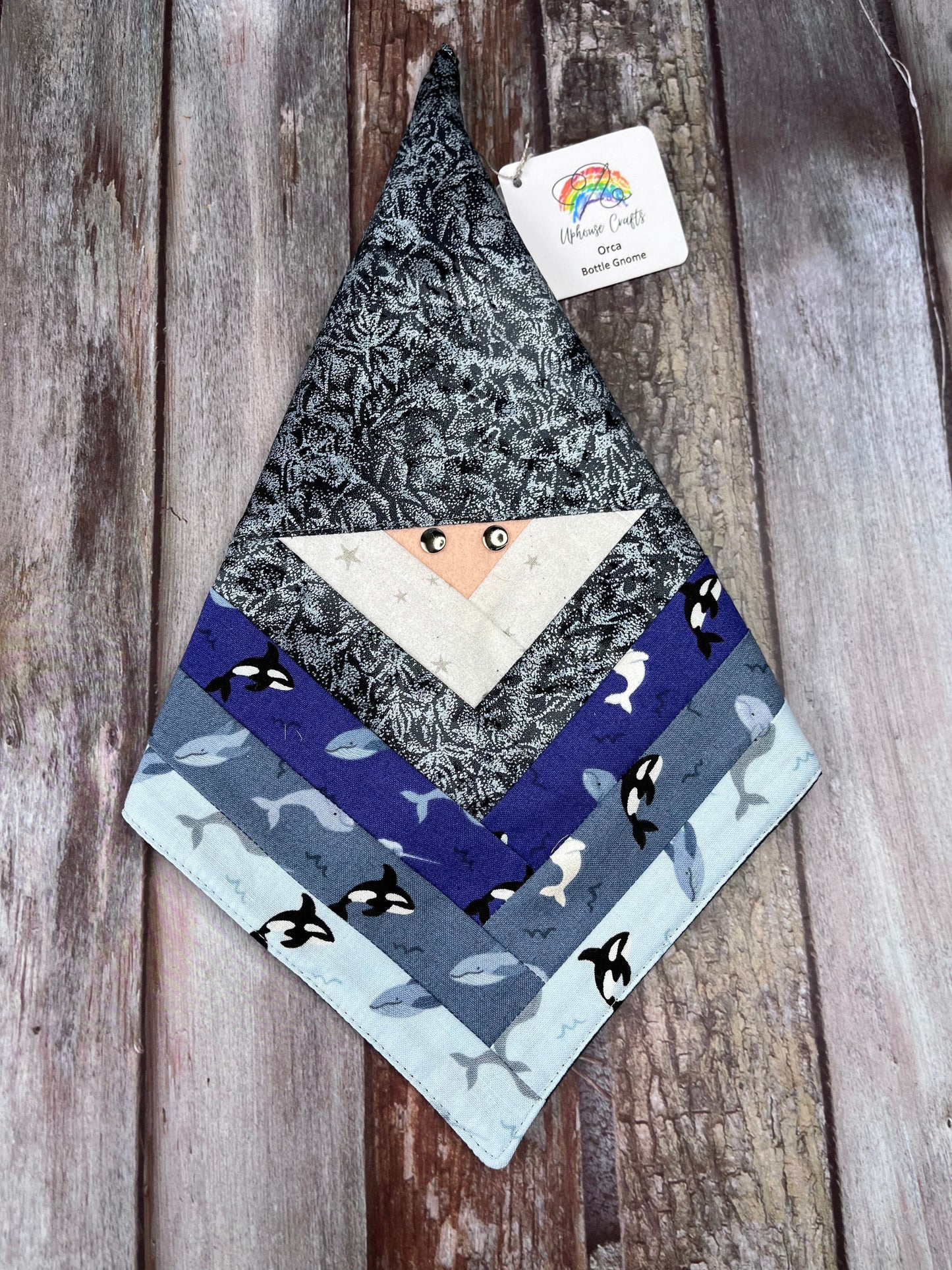 Gnome Bottle Topper | Orca, Puffin & Northern Lights Orca