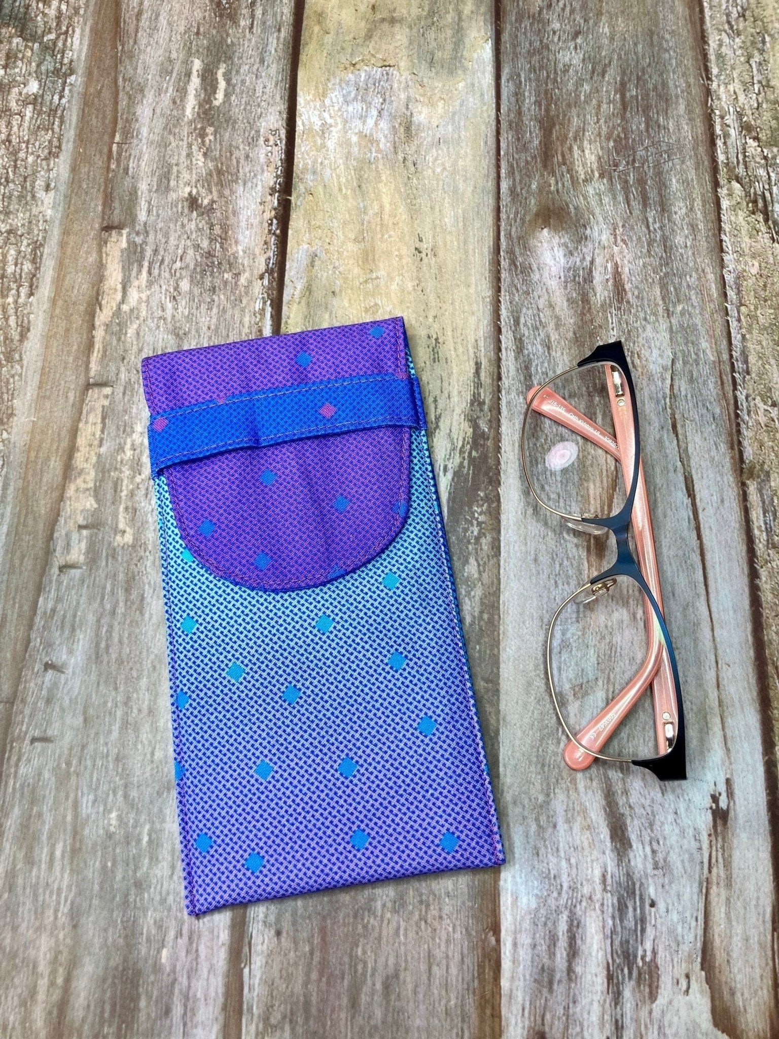 Glasses Case | Blue Ombre Style 1