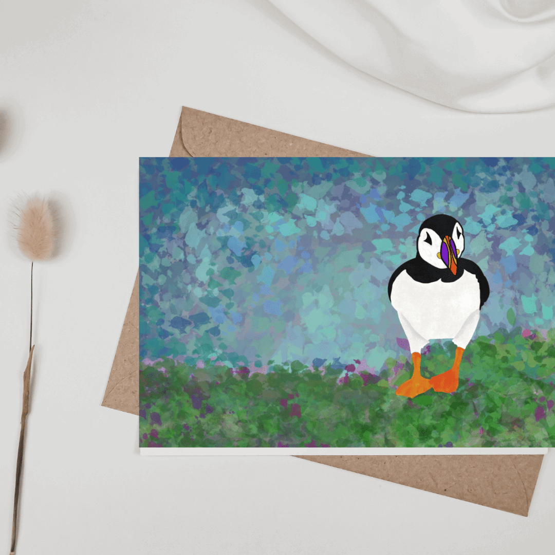 Greetings Card | Puffin - Set of 5 Notecards